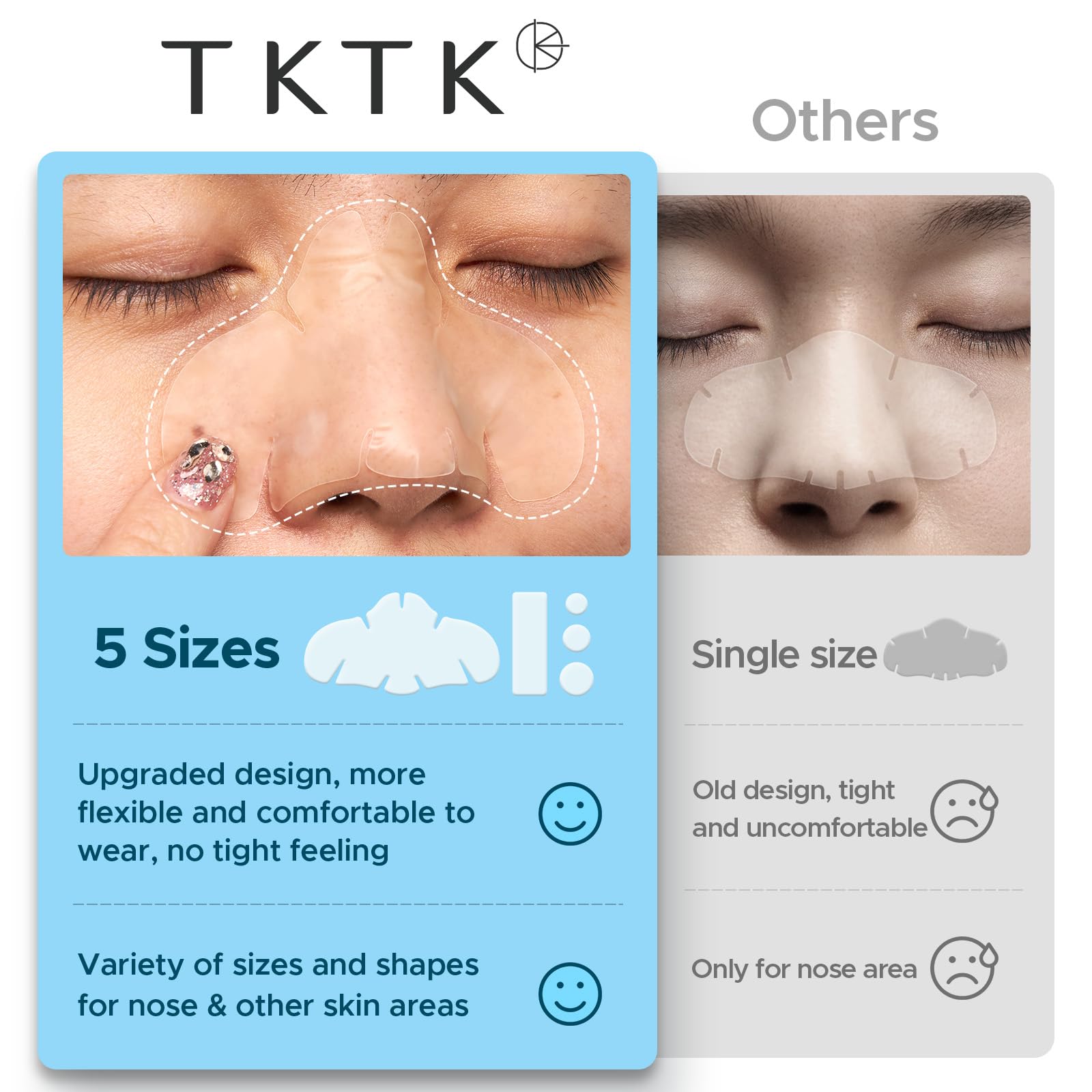 Close up view of the TKTK hydrocolloid material texture designed for gentle extraction.