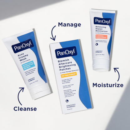 Authentic imported PanOxyl spot fading patch box for Indian skincare routine