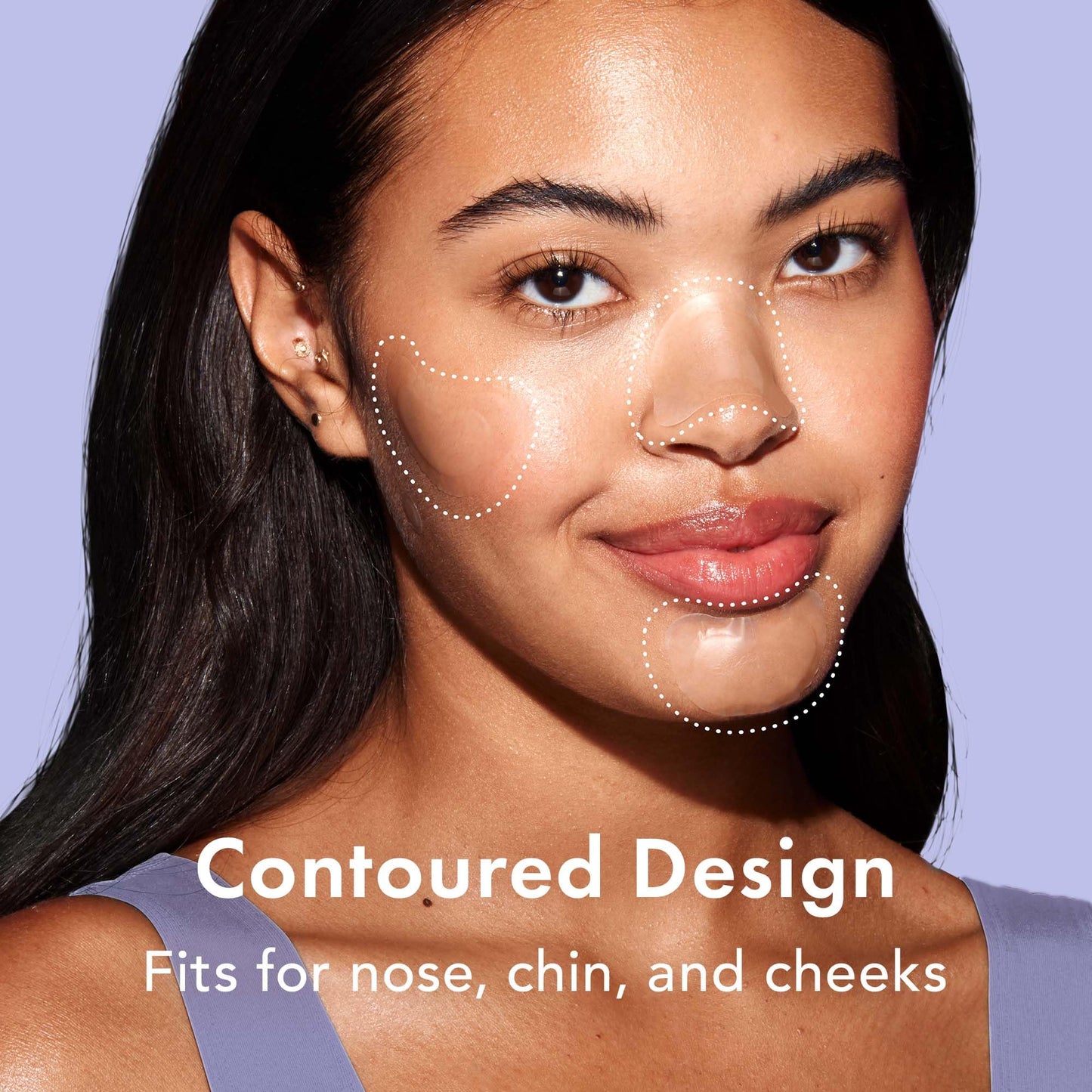 Oversized Korean skin care pimple patches for nose and chin blemish clusters