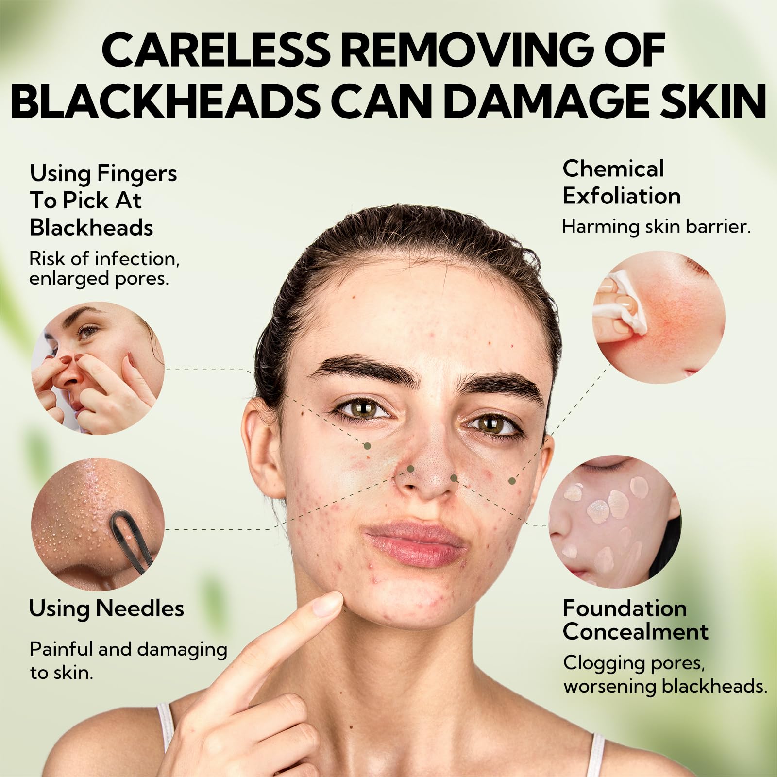 Close up of the upgraded 2.0 liquid formula of LANBENA charcoal mask resisting cold weather condensation.