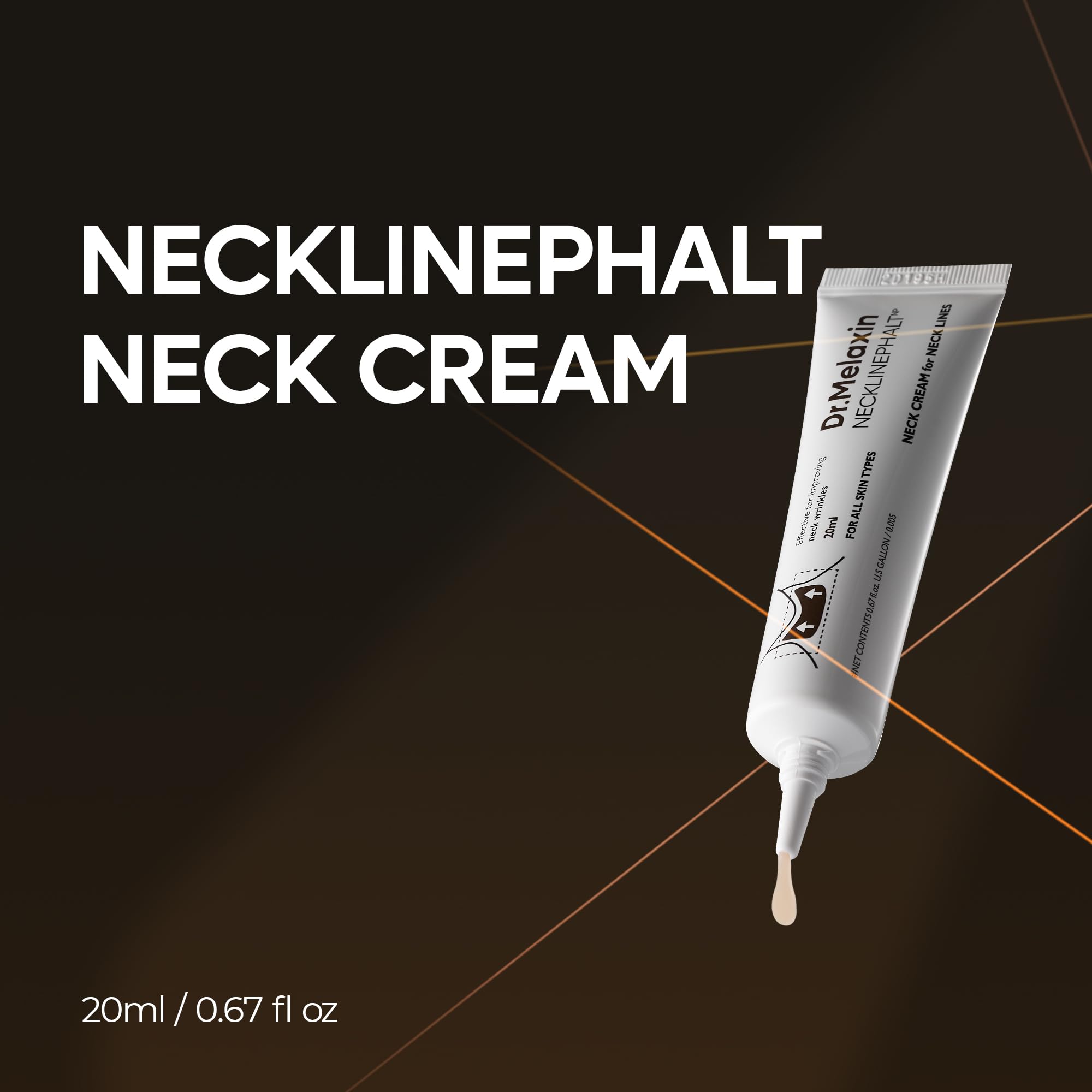 Dr Melaxin microneedle neck cream for sagging skin and deep neck wrinkles care
