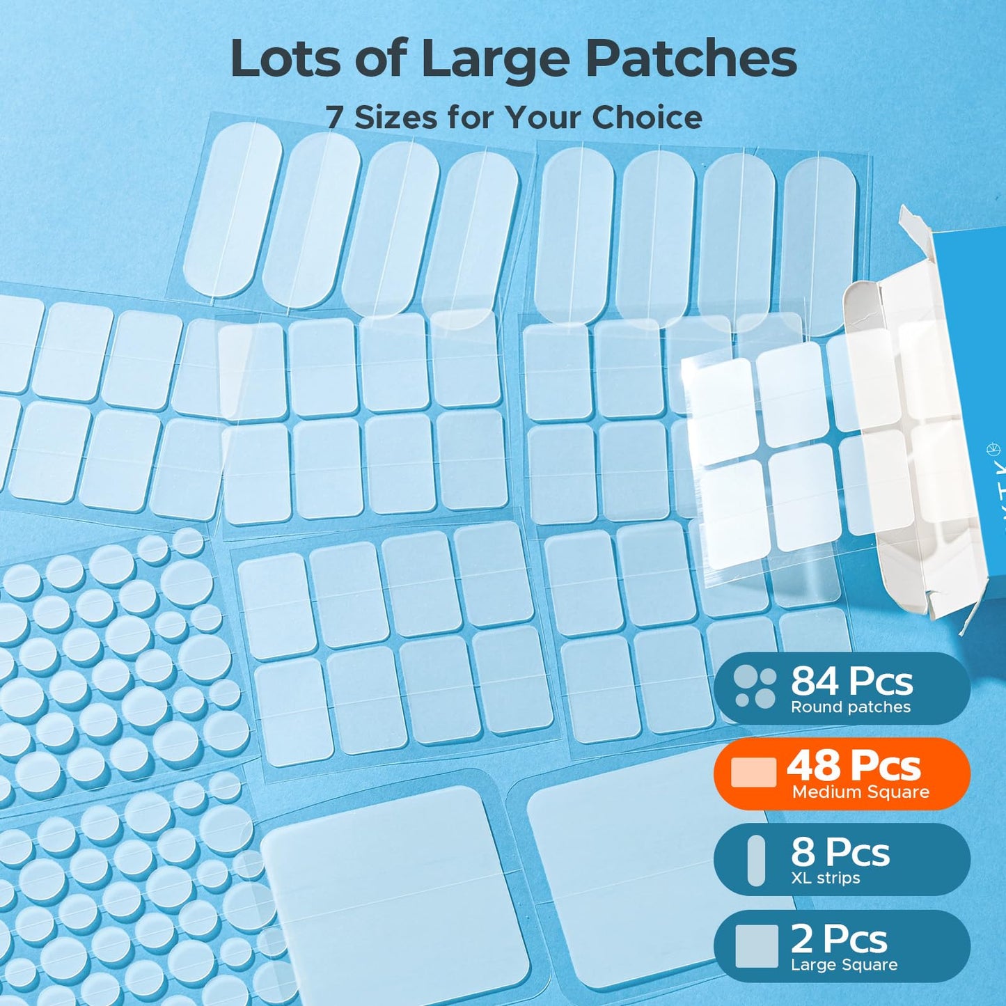 Tktk XL acne bandages for back and chest breakouts