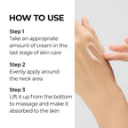 Dr. Melaxin neck wrinkle cream container showing size and volume