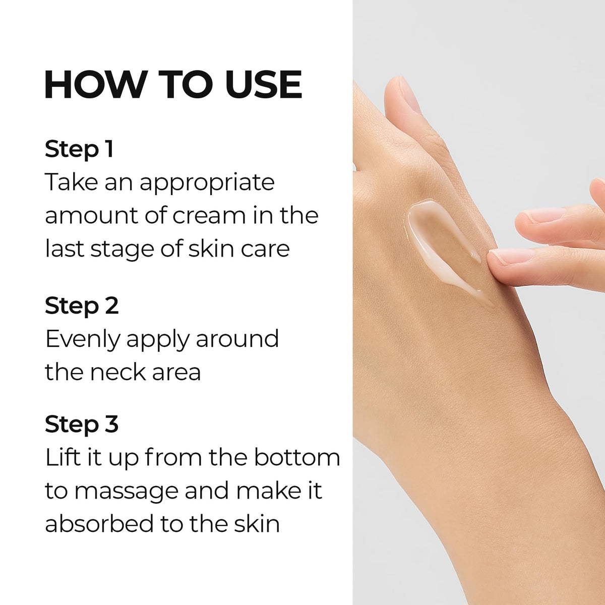 Dr. Melaxin neck wrinkle cream container showing size and volume
