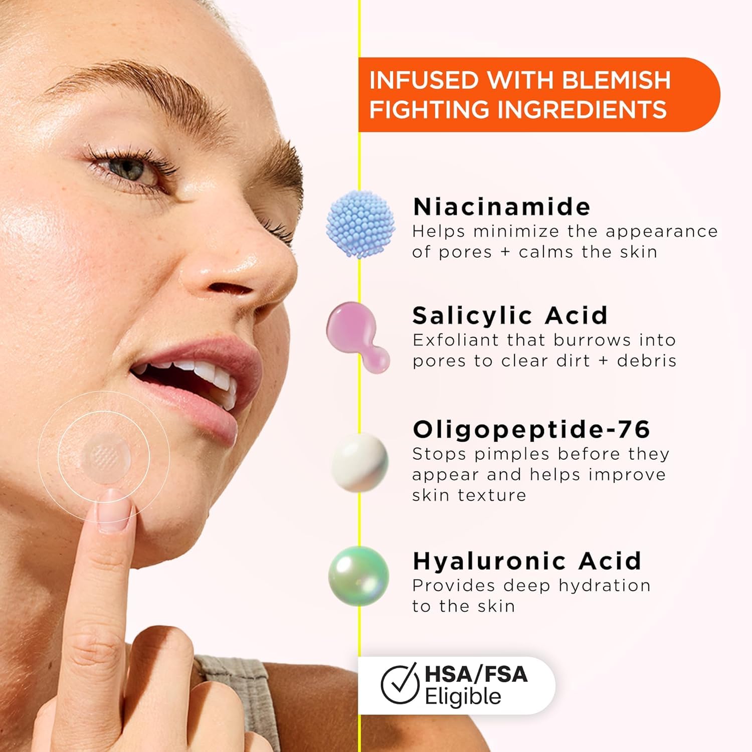 ZitSticka Cleana priming swabs packaging for skin exfoliation and prep before patch application