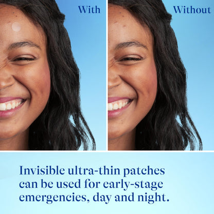 Centella asiatica and salicylic acid infused fast acting triple action patches