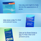 Differin clear acne patches different size comparison