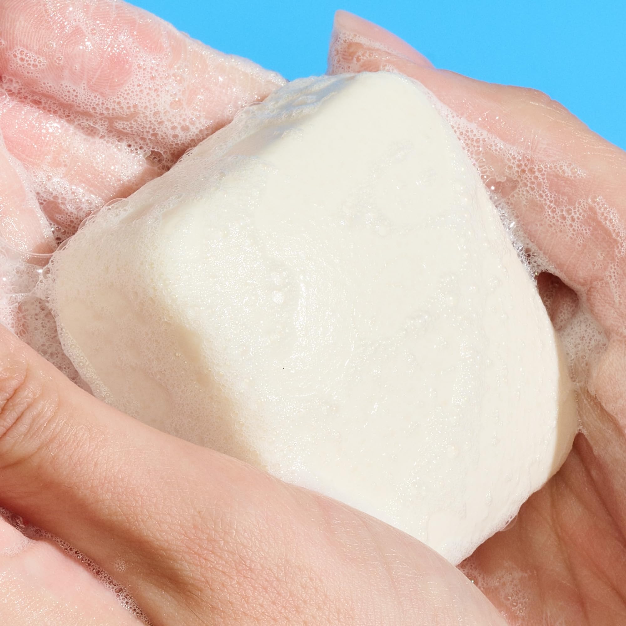 Drunk Elephant Pekee Bar creamy white soap-free cleanser bar for sensitive skin.