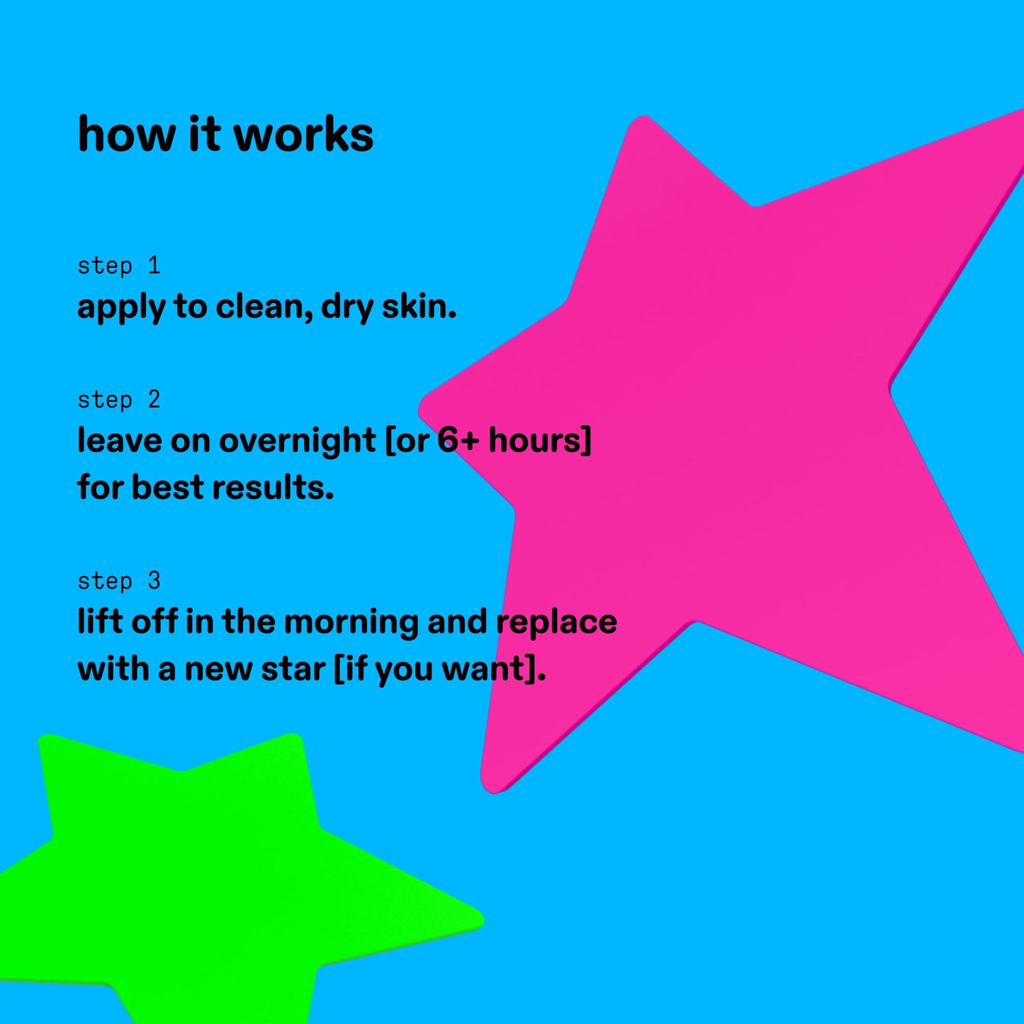 Dermatologist tested colorful acne patches by Starface World for reducing skin redness and inflammation