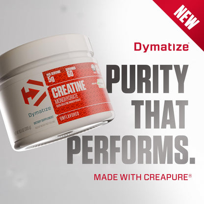 Dymatize unflavored creatine powder nutrition facts and serving breakdown