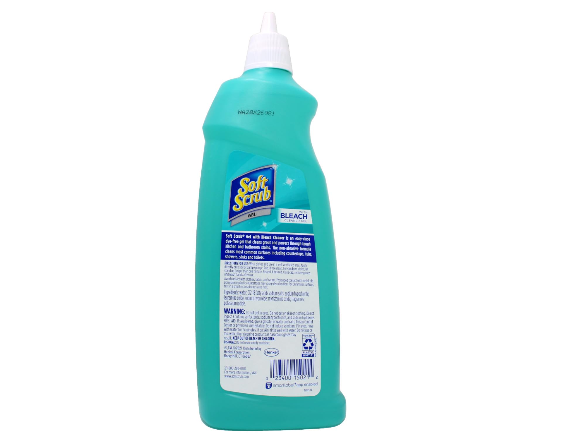 USA imported Soft Scrub household disinfectant gel close up bottle packaging