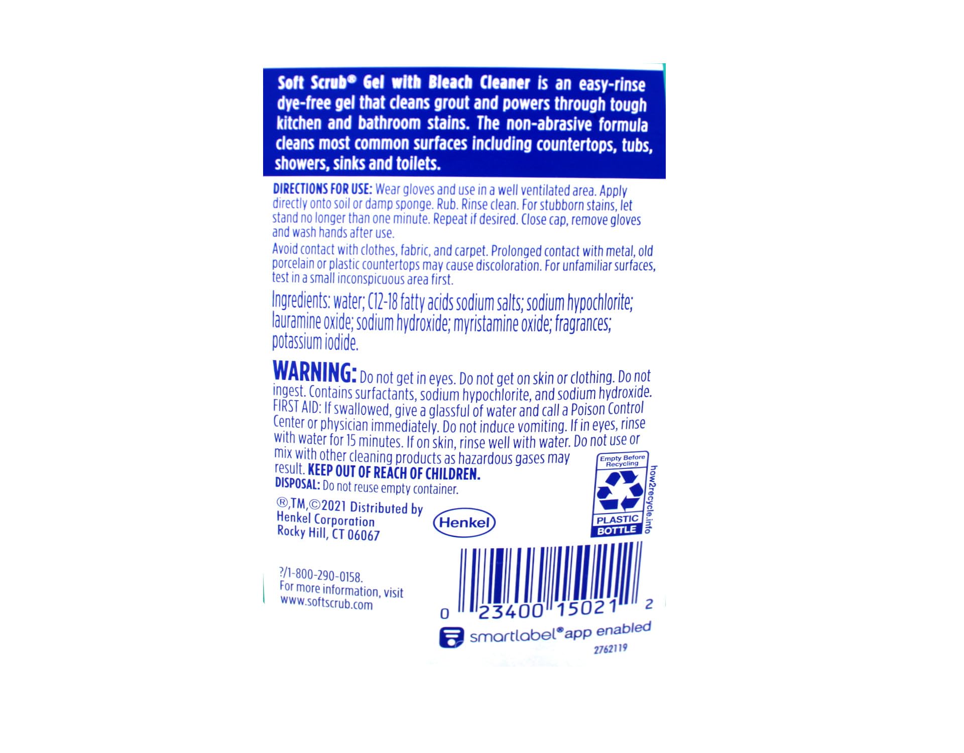 Soft Scrub multi-surface kitchen countertop and sink deep cleaning gel solution