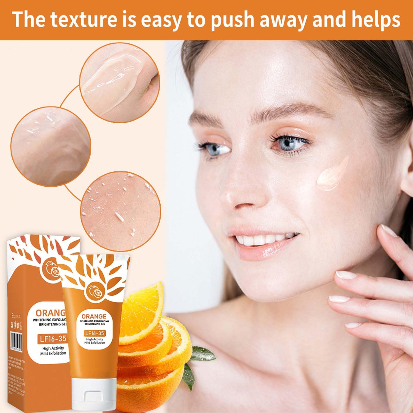 H N R brightening and pore cleansing gel bottle back view showing directions.
