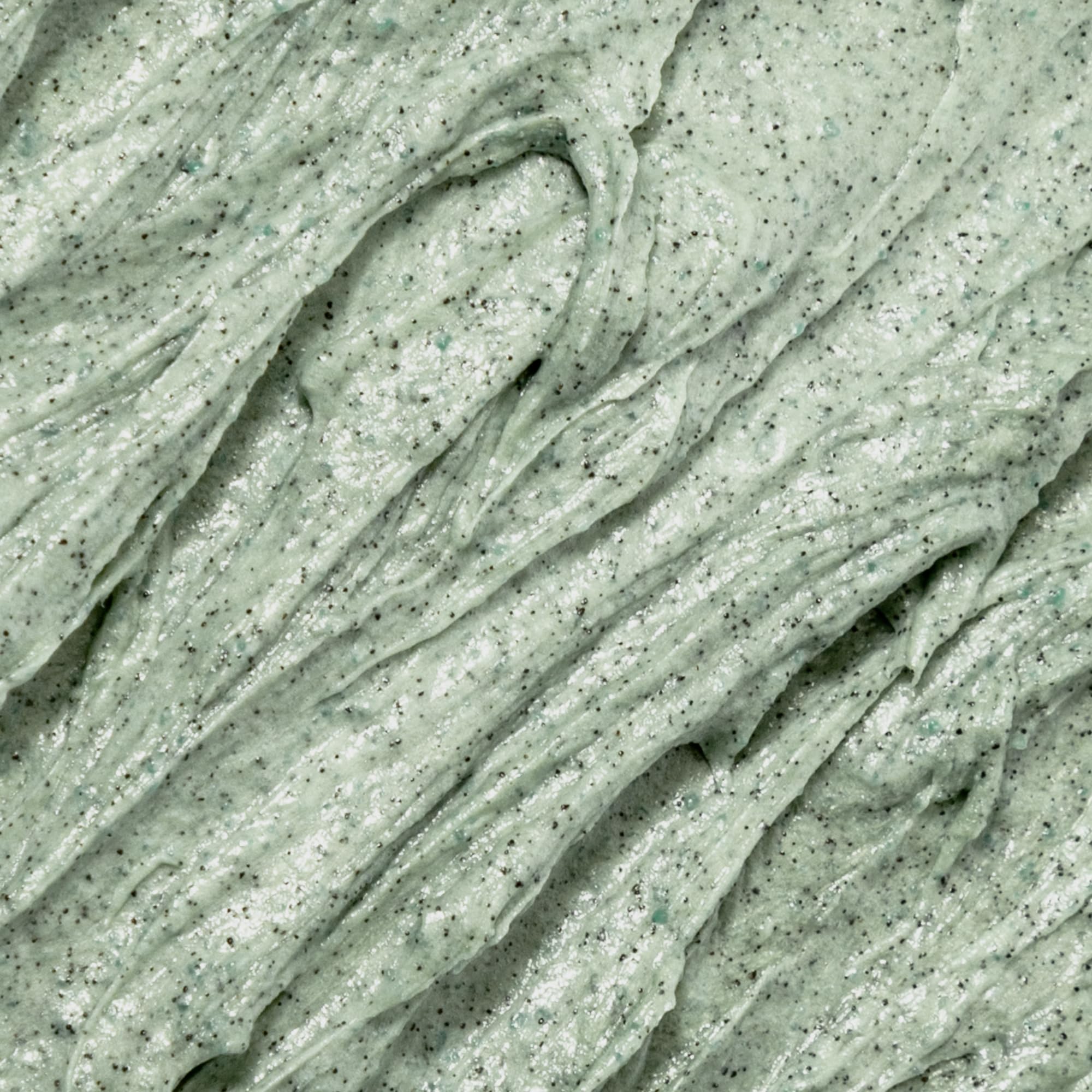 Osea Seaglow Resurfacing scrub application on face