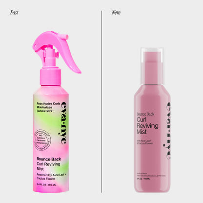 Eva NYC pink bottle curl refresher spray for wavy hair