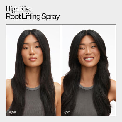 Back label of Eva NYC hair volumizer showing full ingredients list and salon instructions