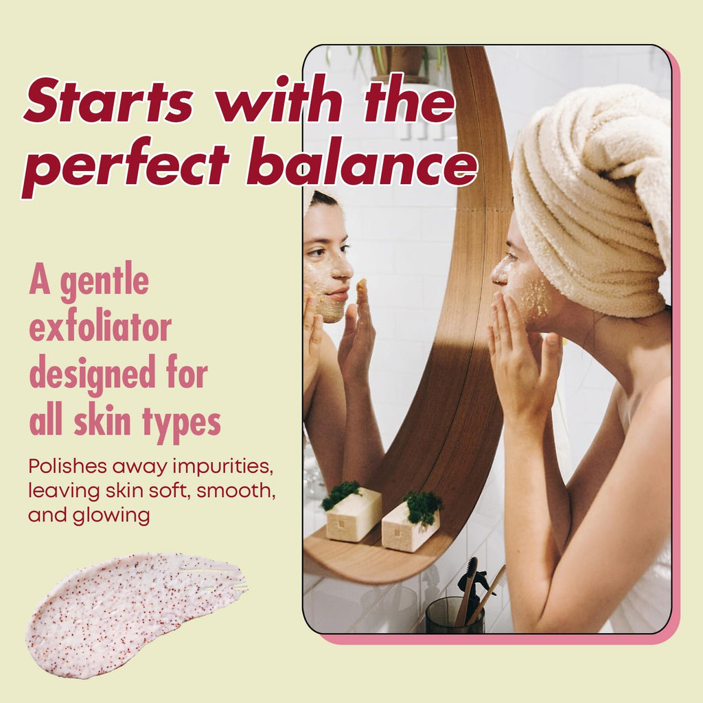 Sunday Essence face scrub full set packaging overview