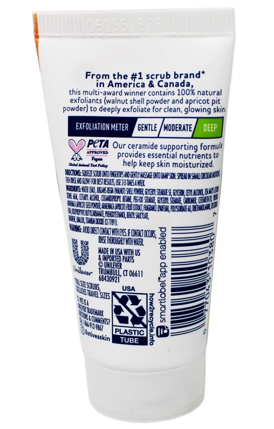 St. Ives 1 Ounce apricot scrub travel tubes for glowing skin