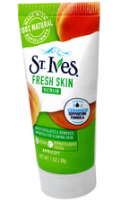 St. Ives exfoliating facial cleanser squeeze tube label details