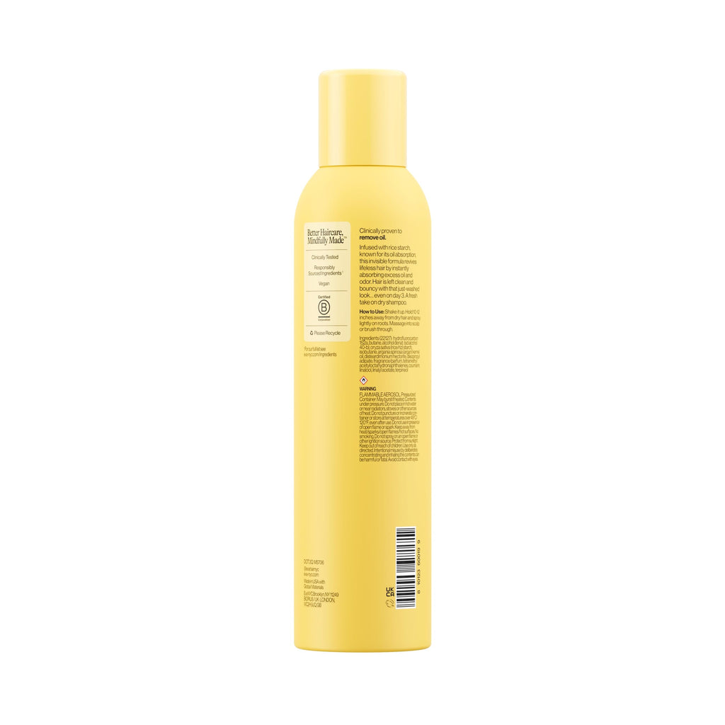 Eva NYC Warm Vanilla dry shampoo spray nozzle details for residue free application