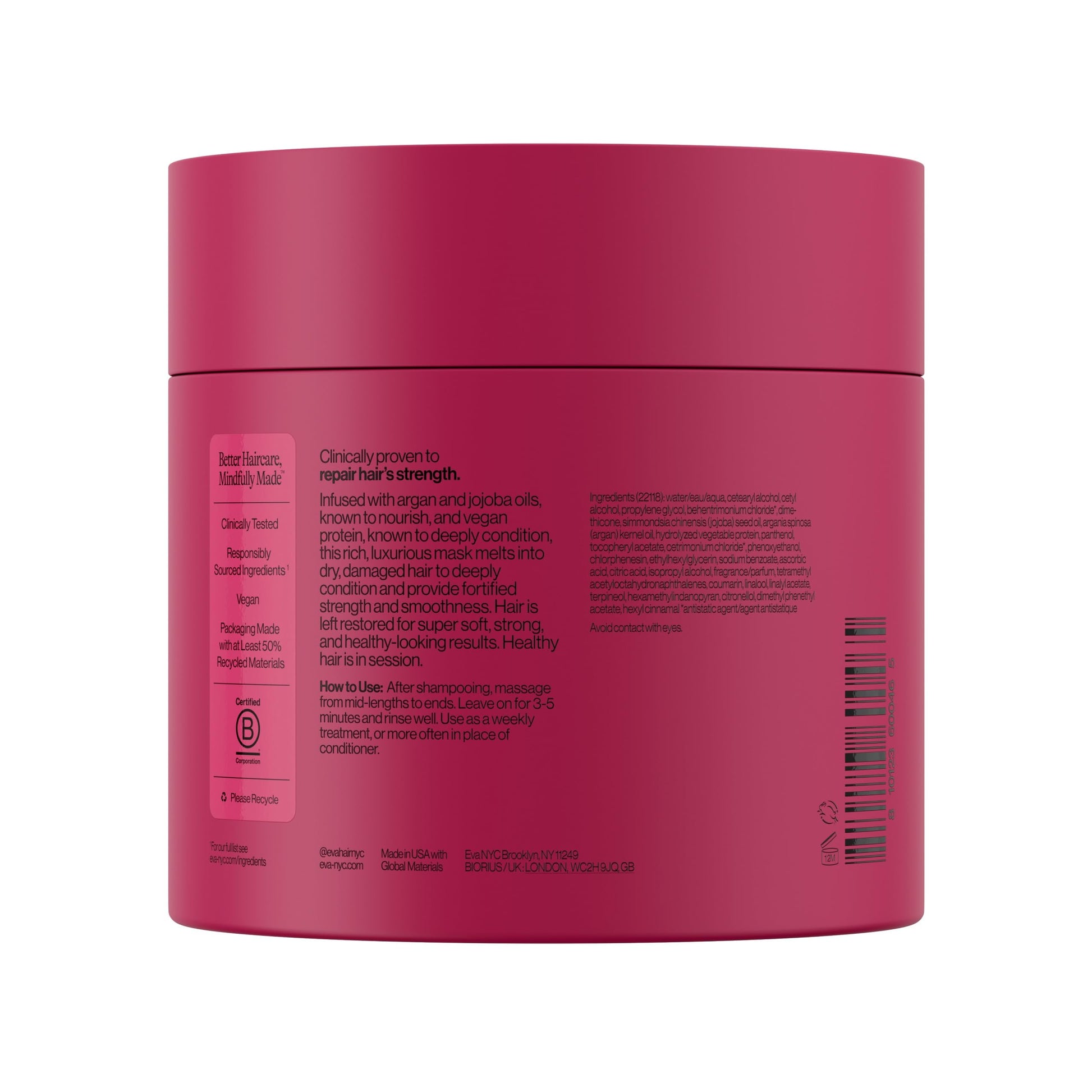 Eva NYC deep conditioning hair mask moisturizing texture close up