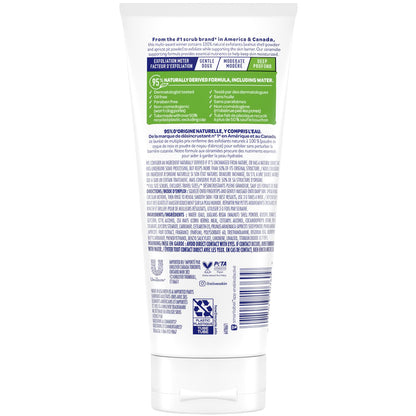 St. Ives Apricot Face Scrub five pack layout natural exfoliants oil free formula