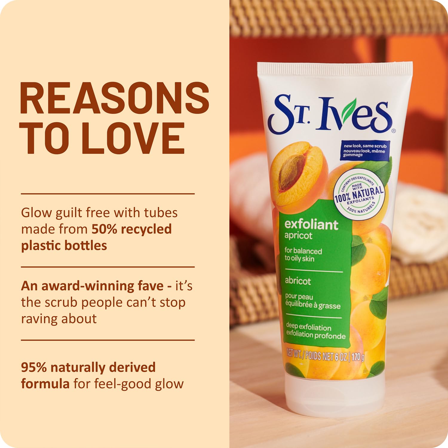 Authentic St. Ives Fresh Skin face scrub multi pack bundle imported for India