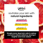 Yes To Grapefruit Daily Facial Scrub And Cleanser ingredient highlights and benefits