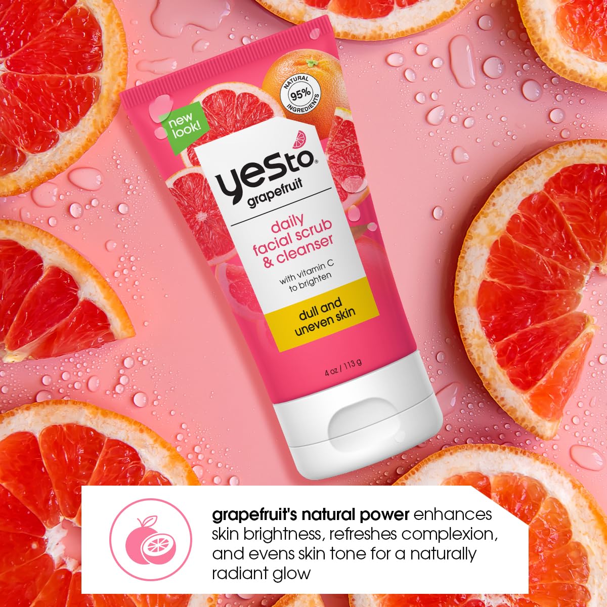 Close up look of the authentic imported USA skincare tube highlighting the Leaping Bunny cruelty free logo.