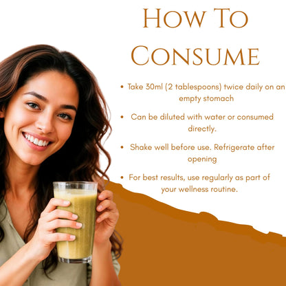 Authentic Indian Ayurvedic digestive supplement bottle packaging detail