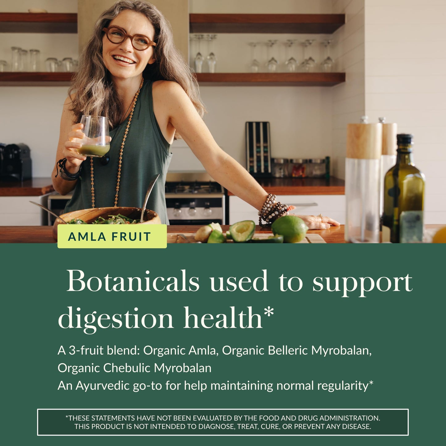 Gaia Herbs digestive supplement packaging for gentle internal cleansing and detox support