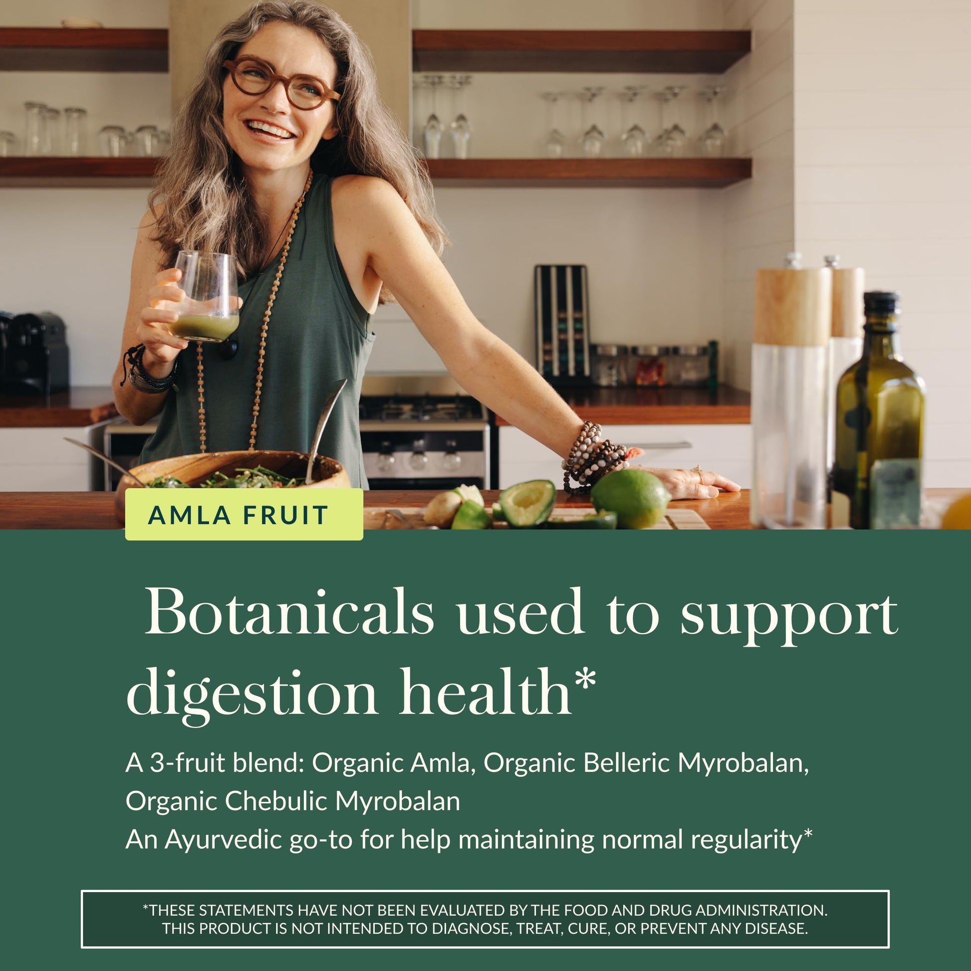 Gaia Herbs digestive supplement packaging for gentle internal cleansing and detox support