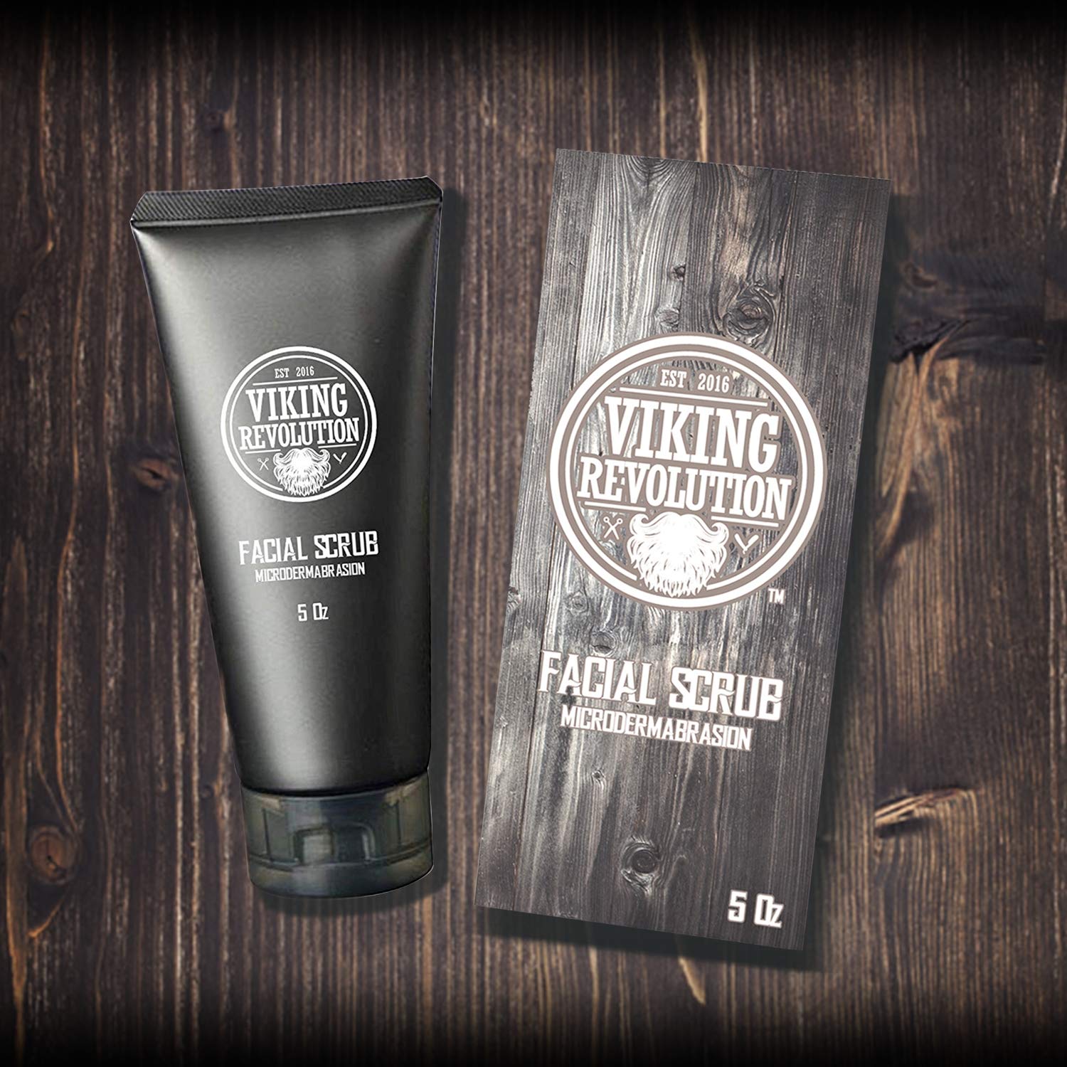 Viking Revolution premium exfoliating cleanser texture close up