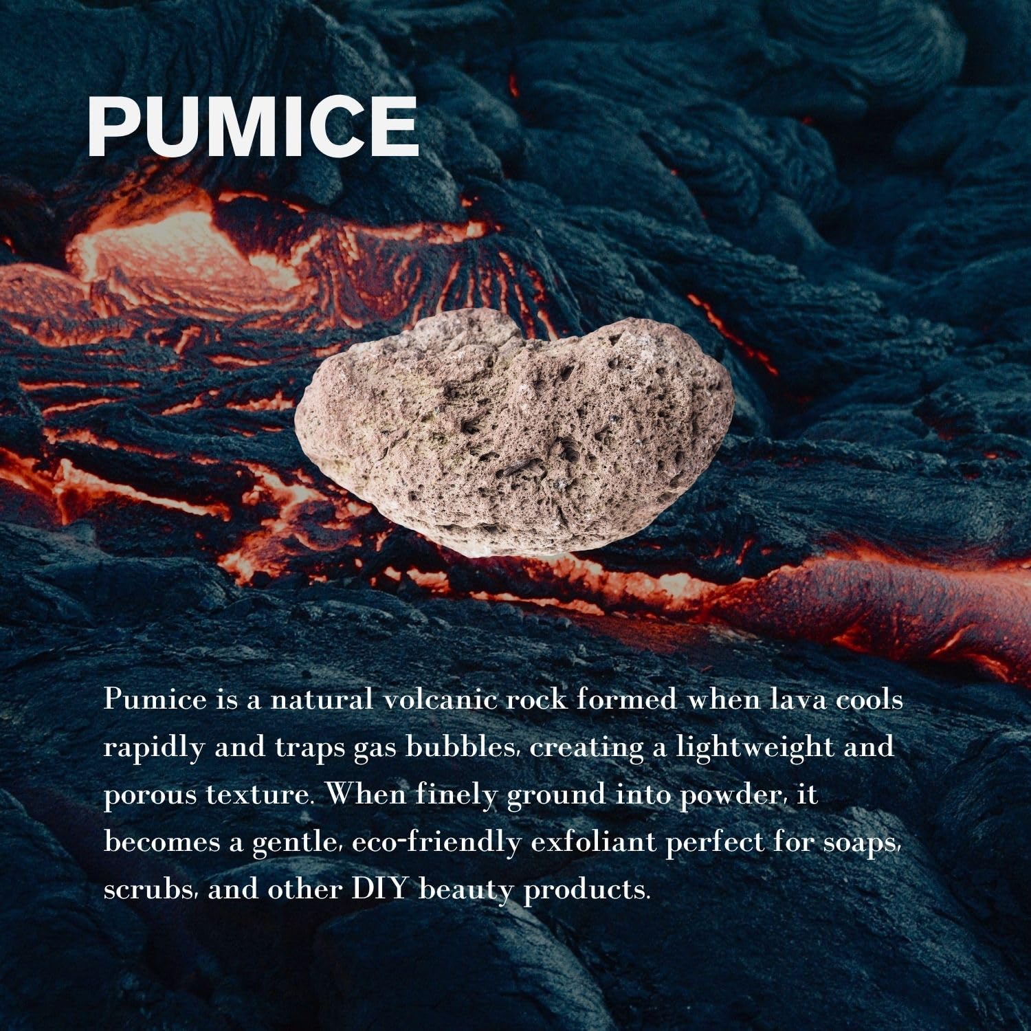 ClearLee volcanic exfoliant powder for DIY soaps and scrubs