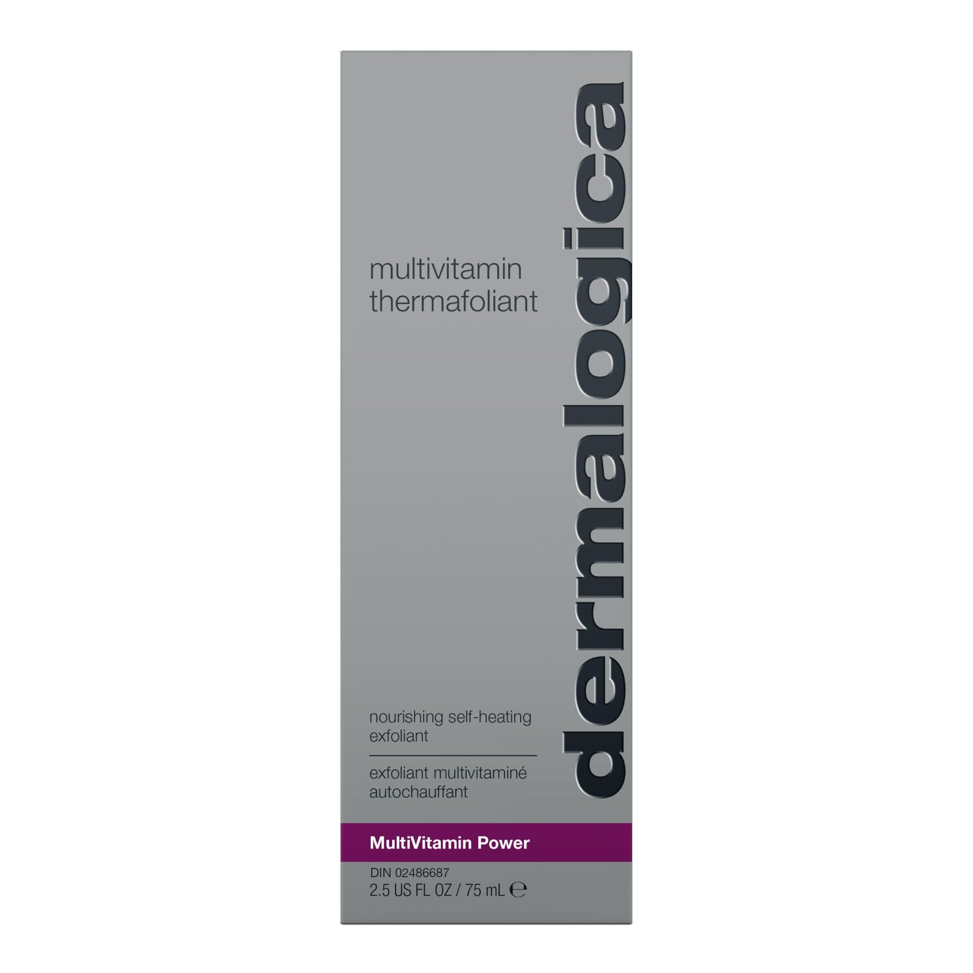 Dermalogica thermal skin polisher tube showing anti aging description