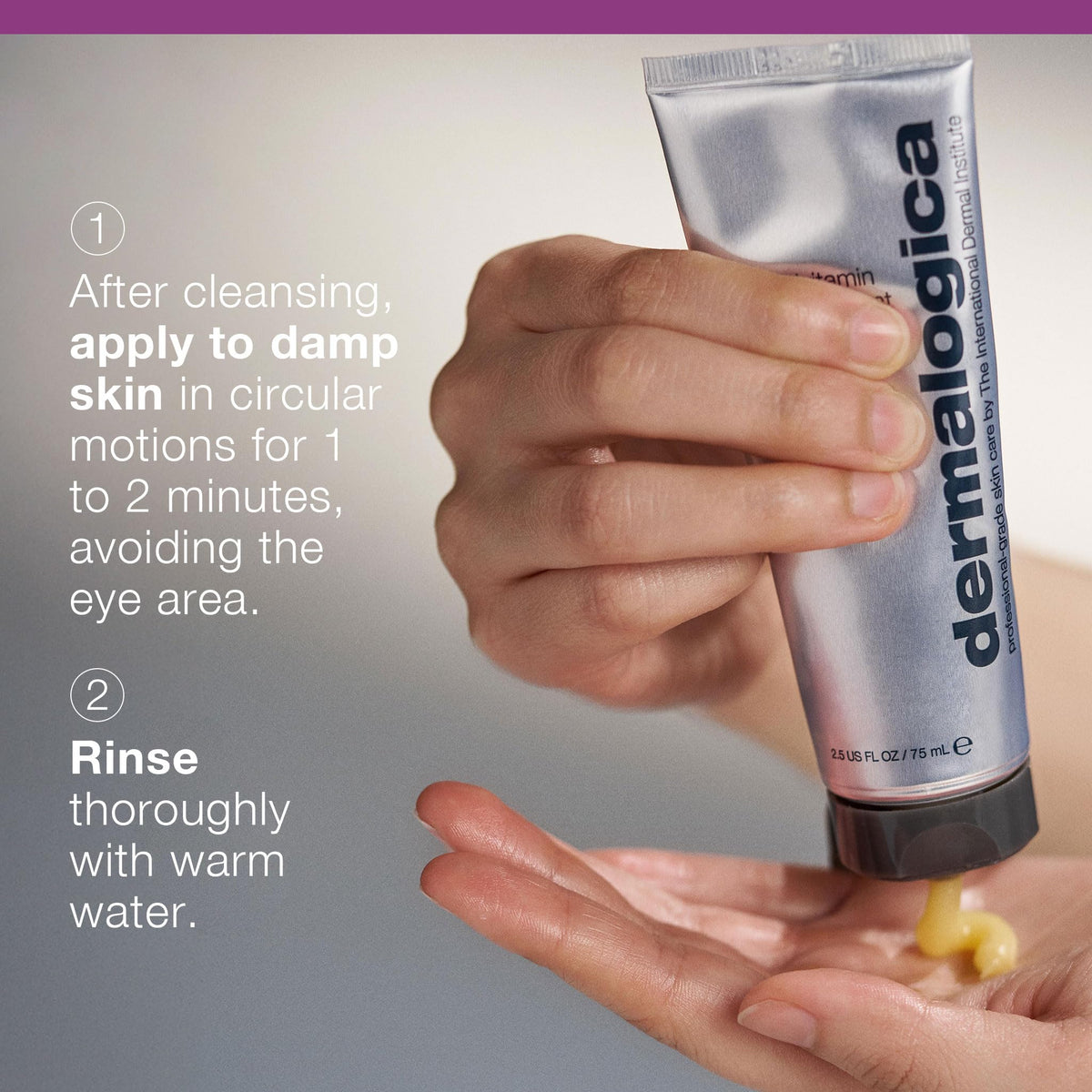 Dermalogica dual-action exfoliating scrub texture and consistency preview
