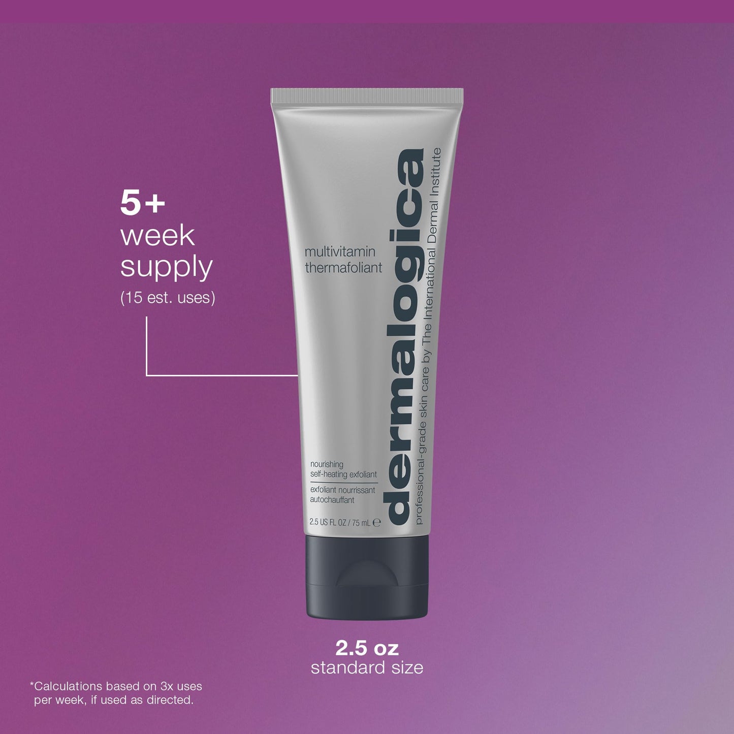 Dermalogica facial exfoliator scrub cap and nozzle opening close up