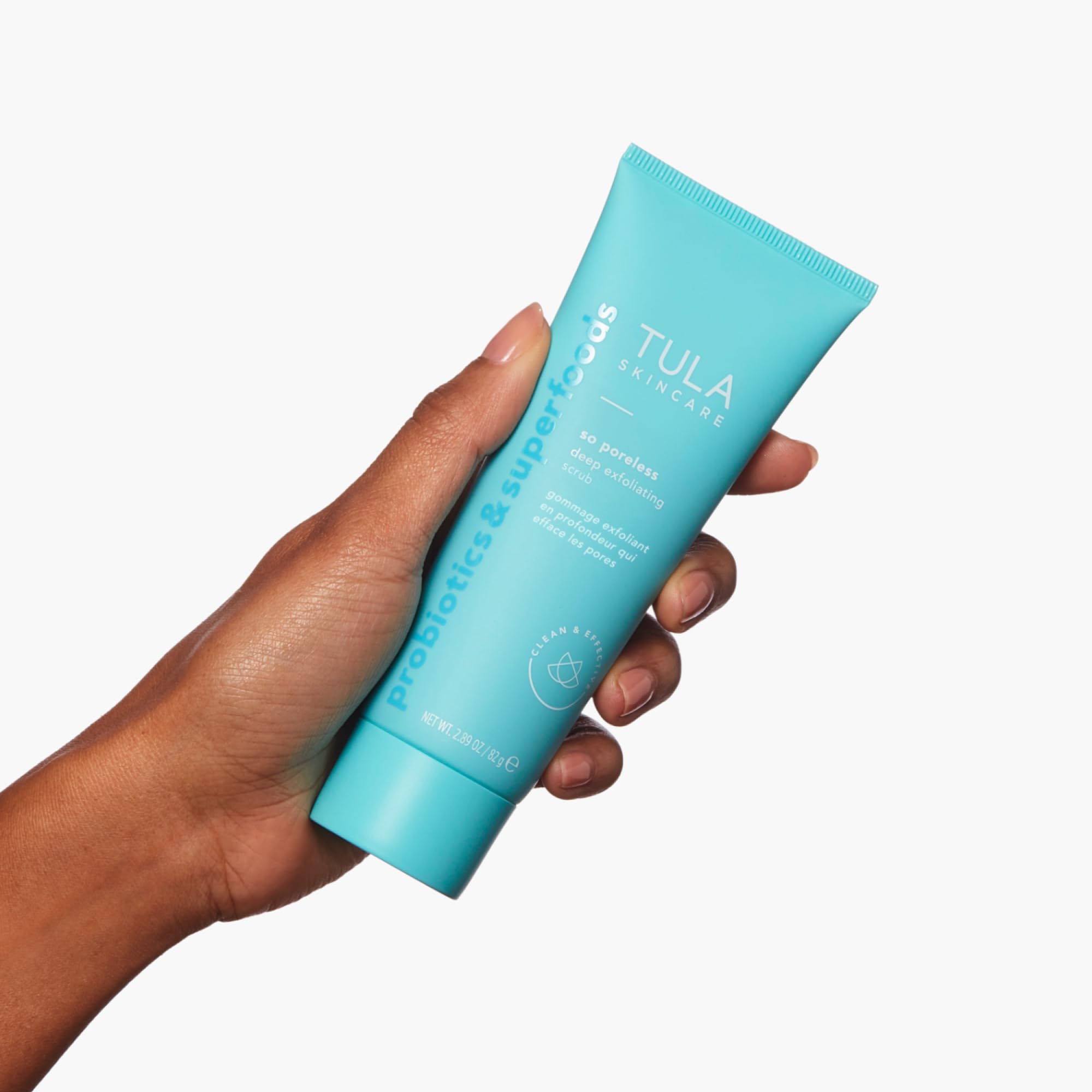 TULA blackhead clearing scrub with volcanic sand formula