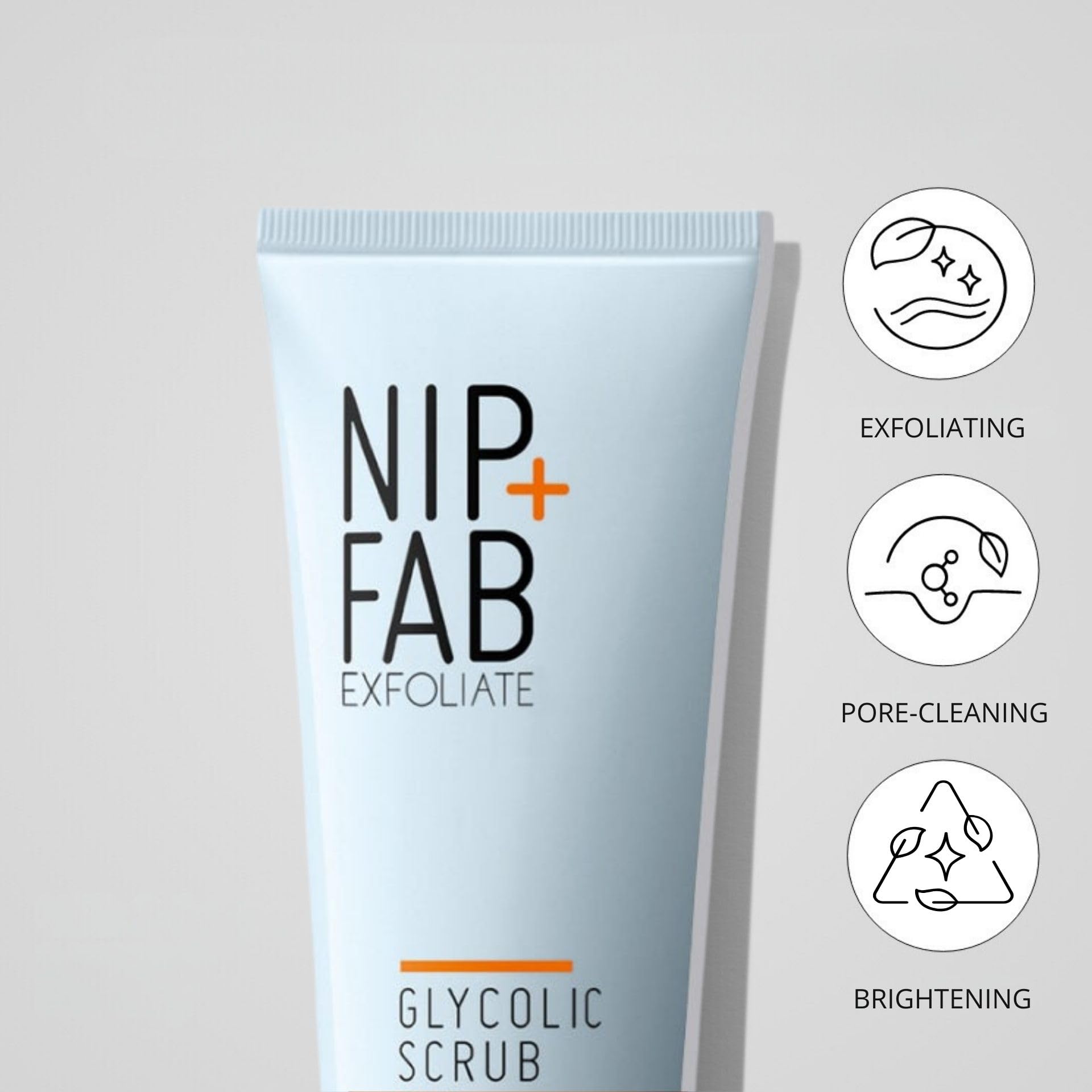 Nip + Fab brightening AHA face scrub with salicylic acid formula