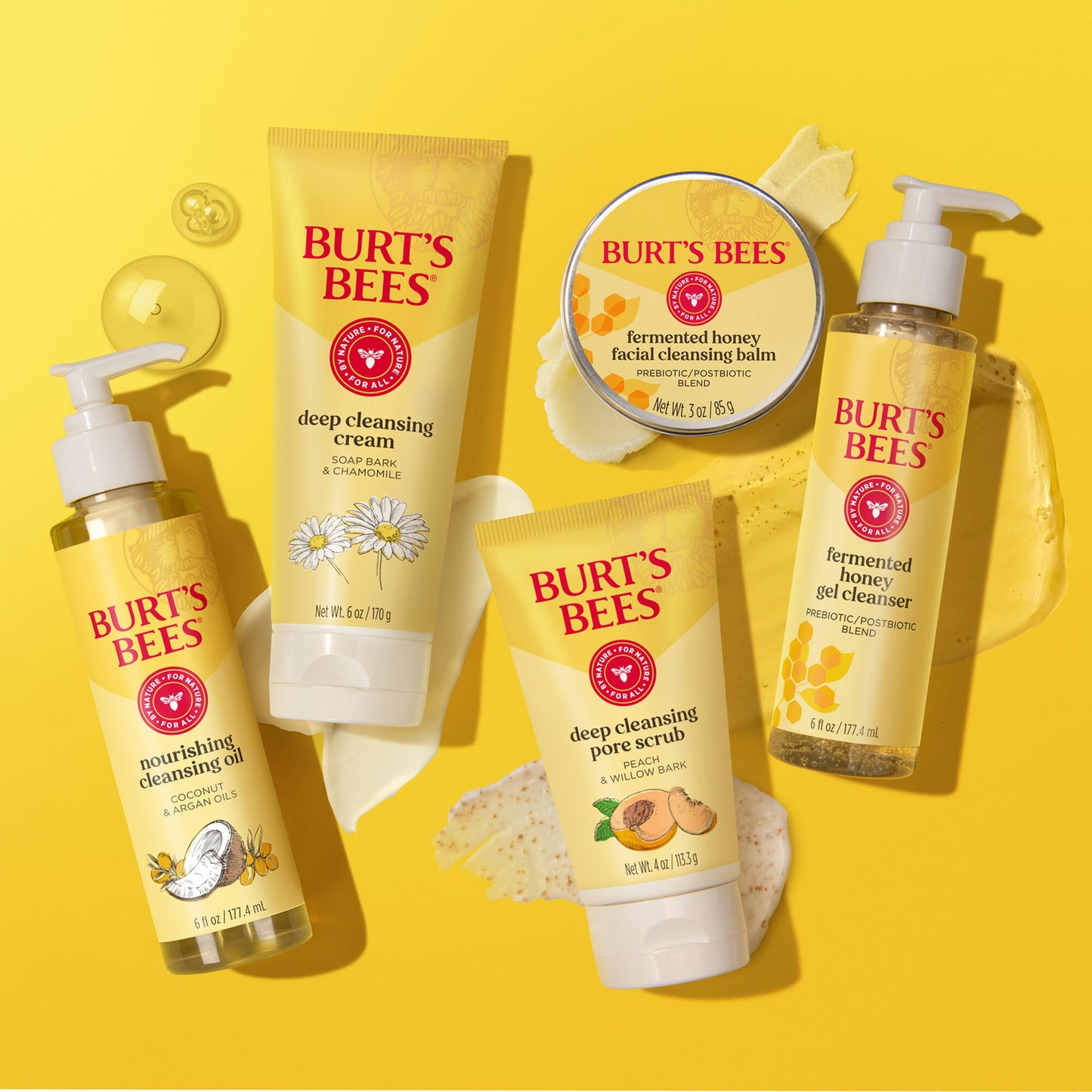 Three tubes of Burt's Bees natural salicylic acid alternative pore scrub
