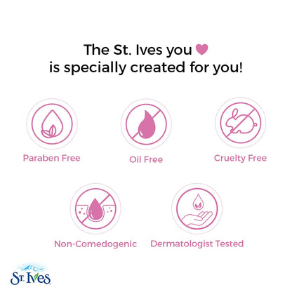 St. Ives non comedogenic exfoliating face scrub for Indian skincare routines.