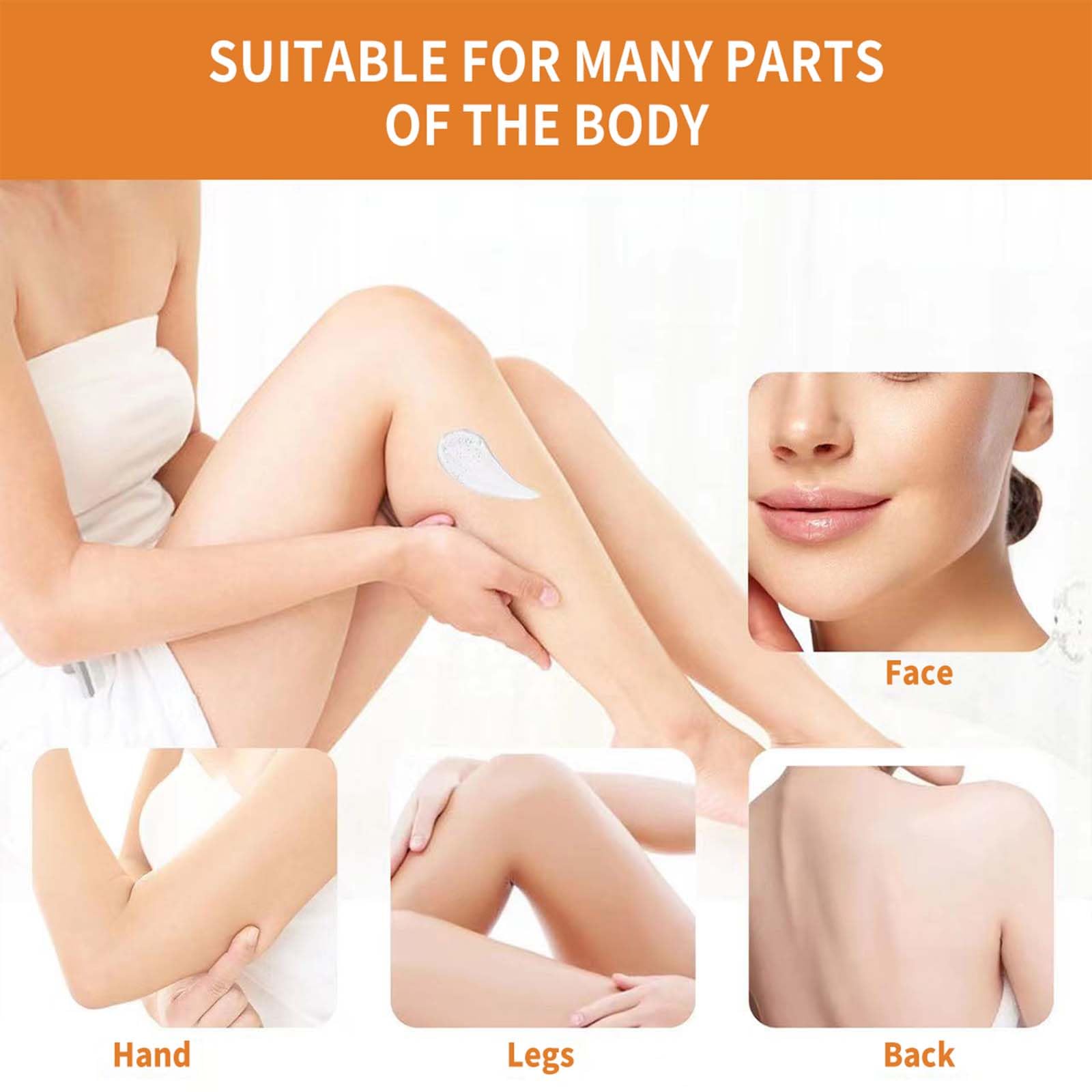 Dead skin remover orange peeling scrub for brightening rough elbows and knees