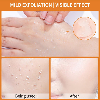 Natural orange extracts facial exfoliator twin pack for radiant skin glow
