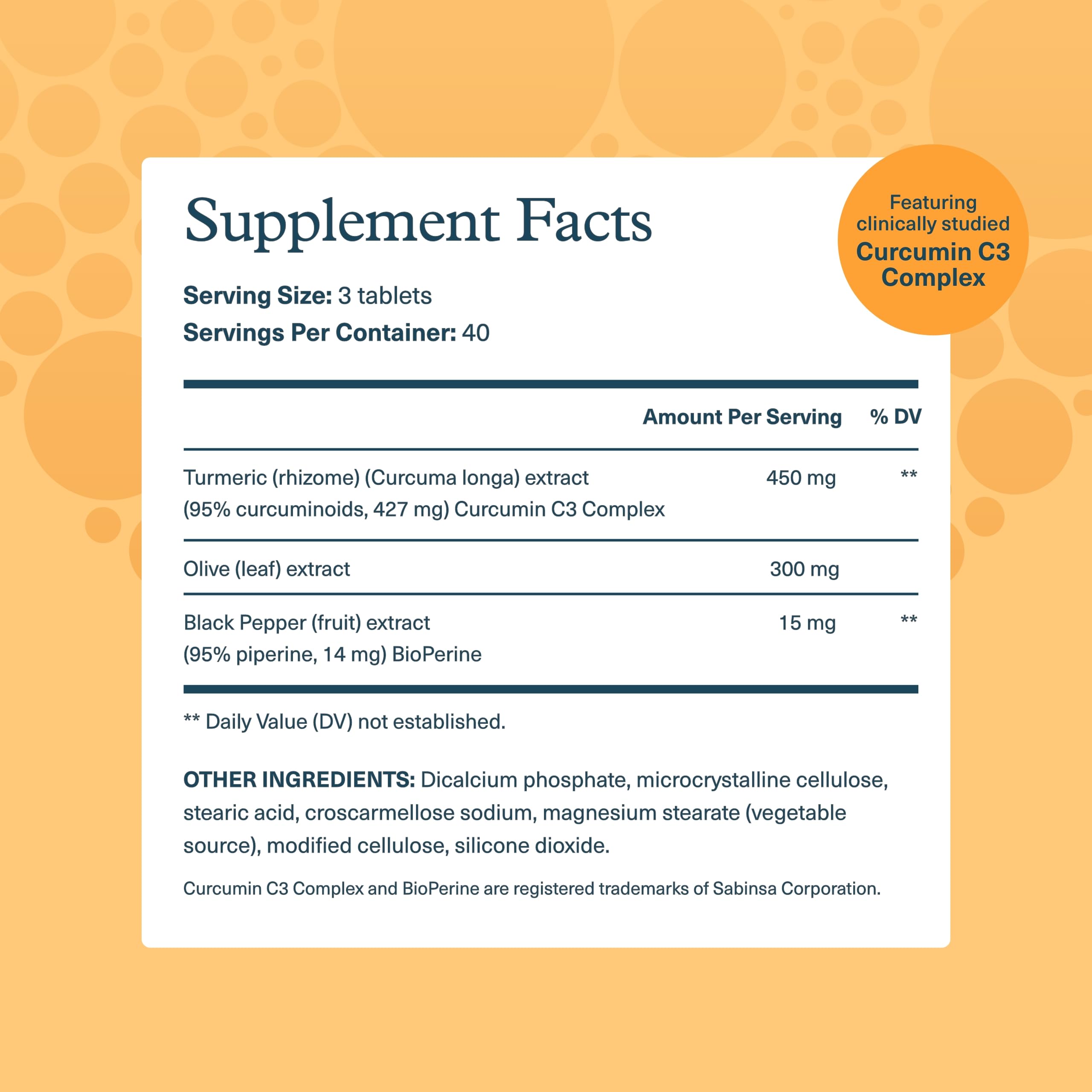 Side angle of the Youtheory Turmeric bottle highlighting the nutritional supplement facts panel and dosage instructions.