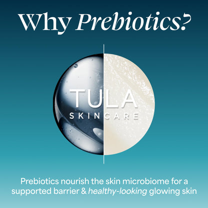 Back label view of Tula Skincare exfoliating scrub displaying directions and full ingredients