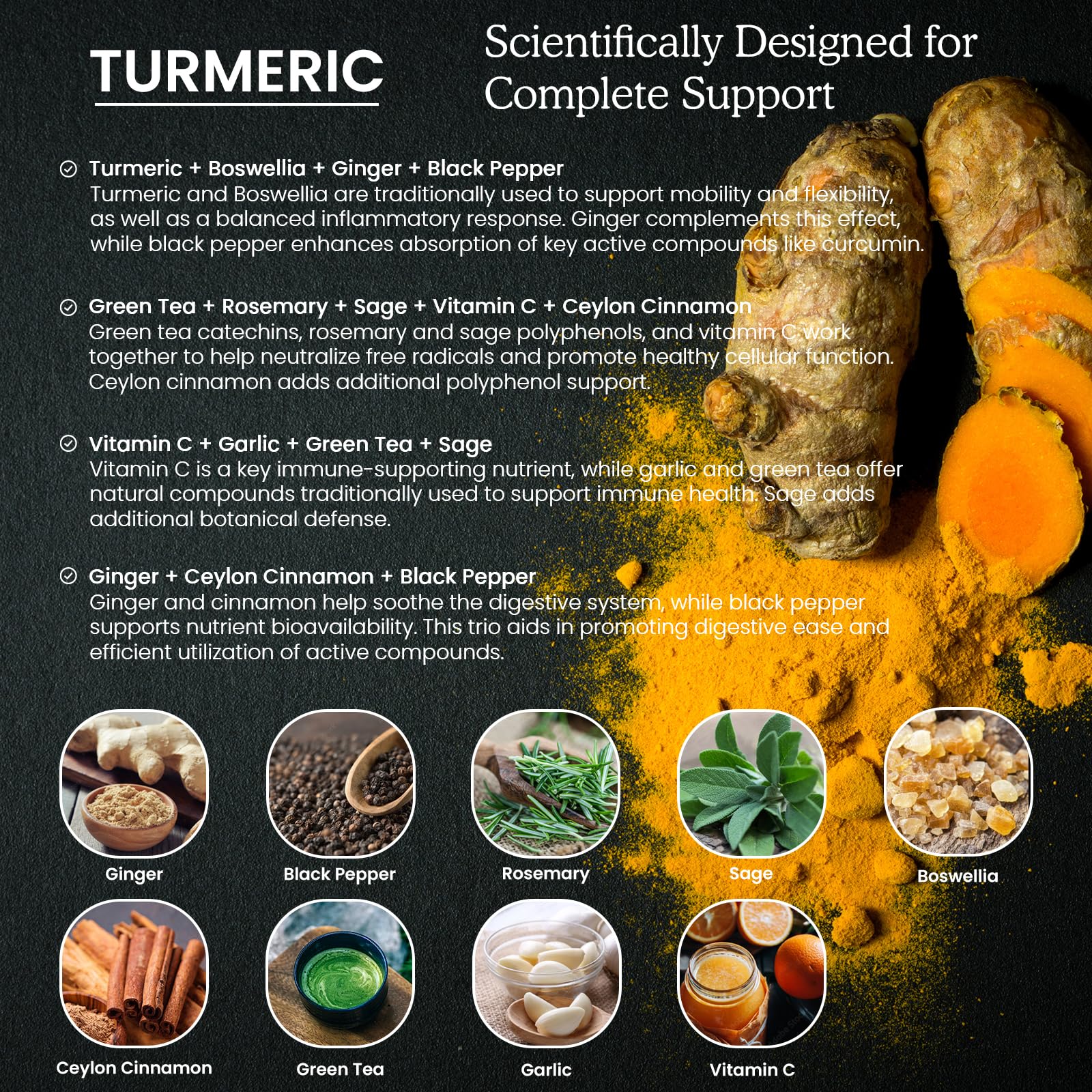 Two pack bundle of PAYAOCZ organic turmeric curcumin liquid drops one fluid ounce bottles