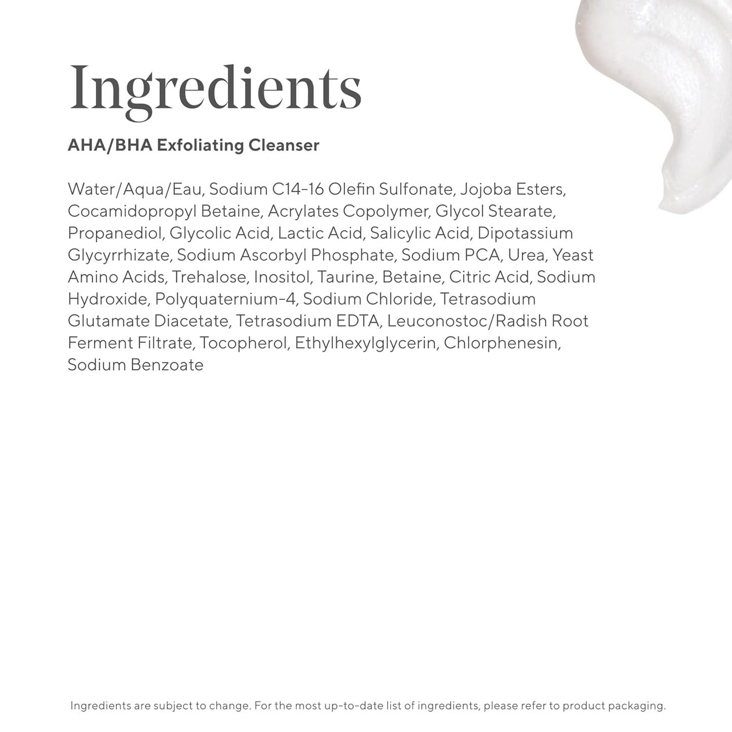 Murad salicylic lactic glycolic acid creamy cleanser close up