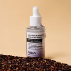 NIDA Black Rice Blackhead Exfoliating Serum application process overview
