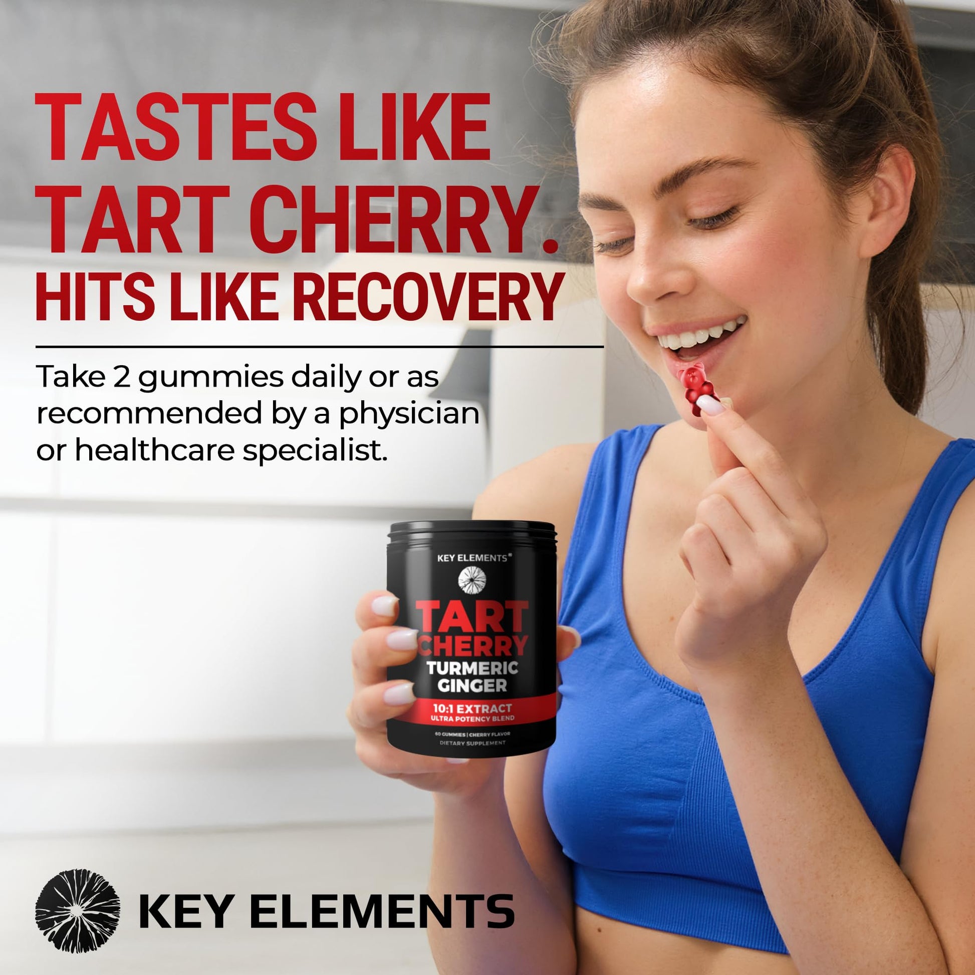Premium Key Elements joint mobility and sleep aid gummies bottle