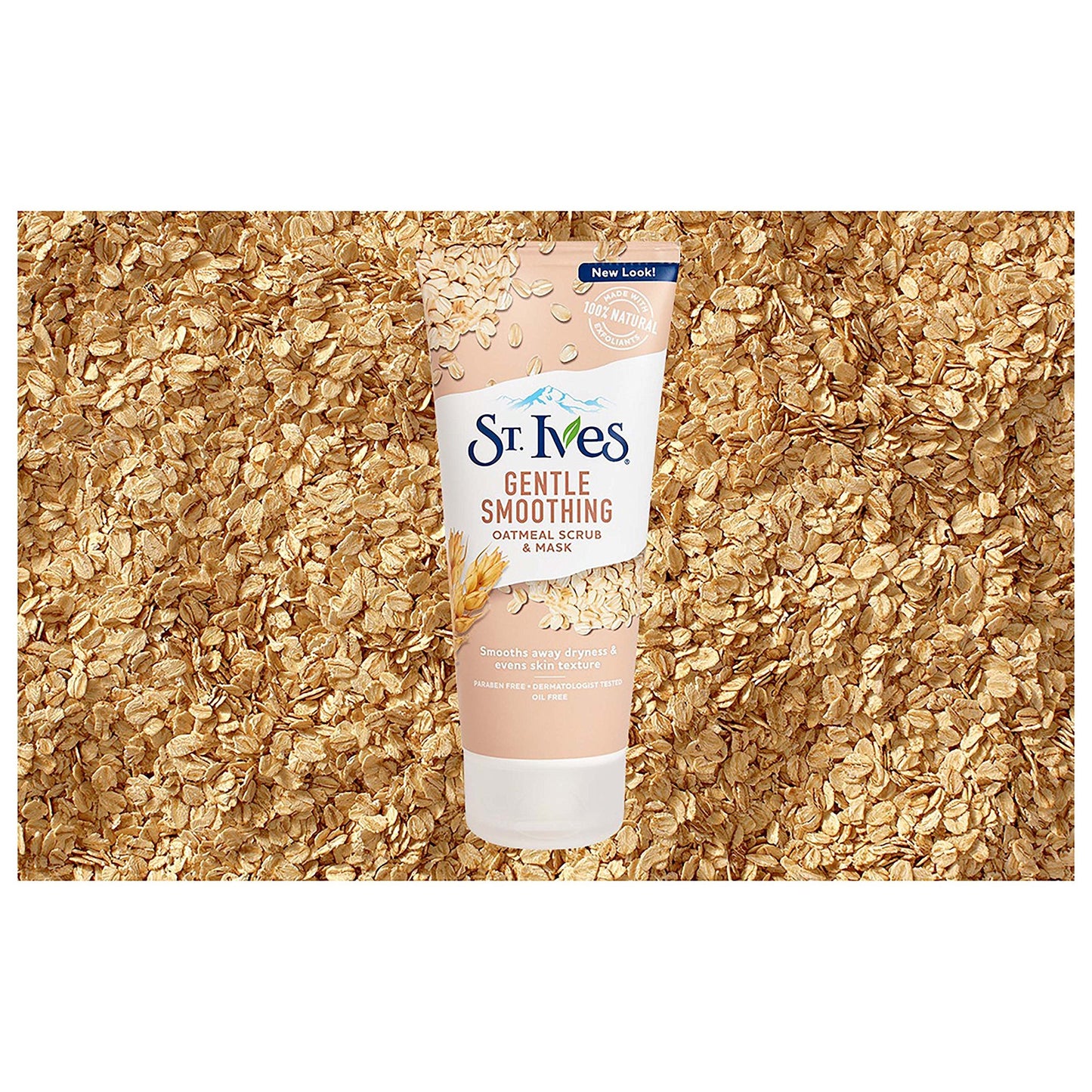 St. Ives USA imported natural oatmeal and honey smoothing facial exfoliator